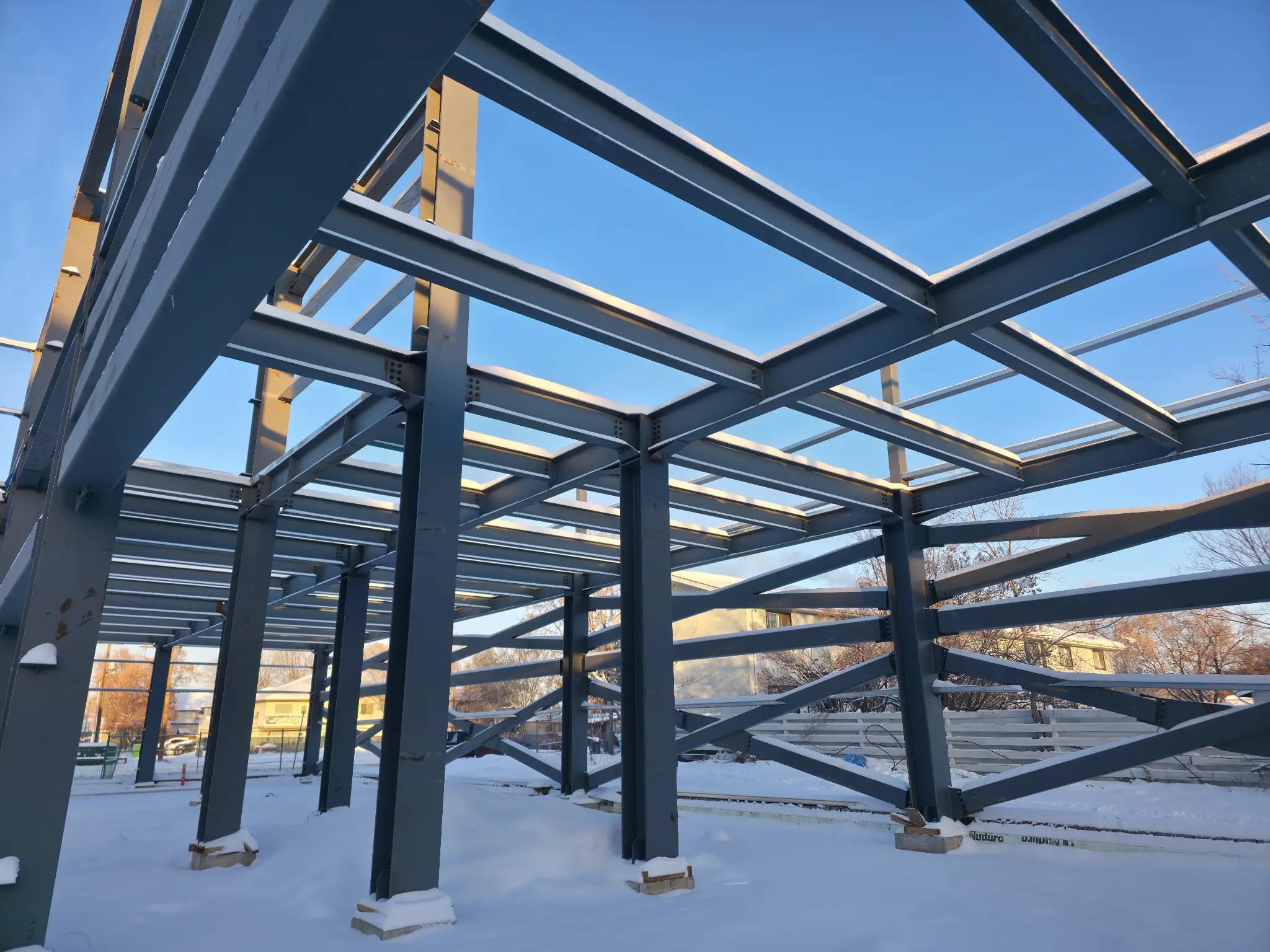 Prefab steel building, Canada