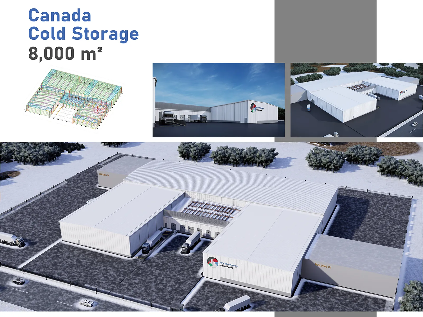 Canada, Cold Storage, 8,000 m² - 1