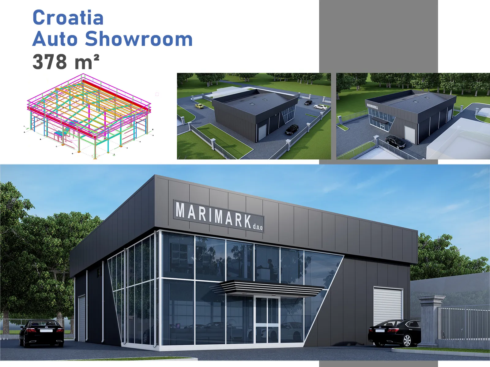 Croatia, Auto Showroom, 378 m² - 1