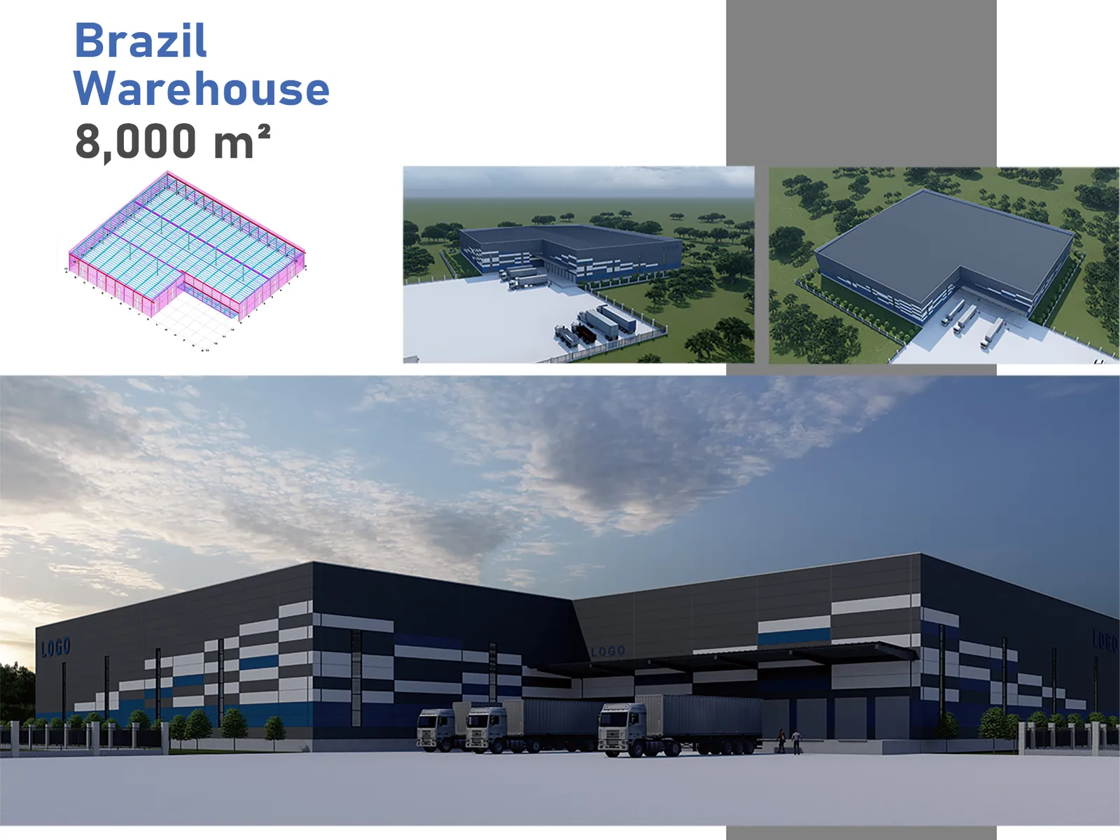 Brazil, Warehouse, 8,000 m² - 1