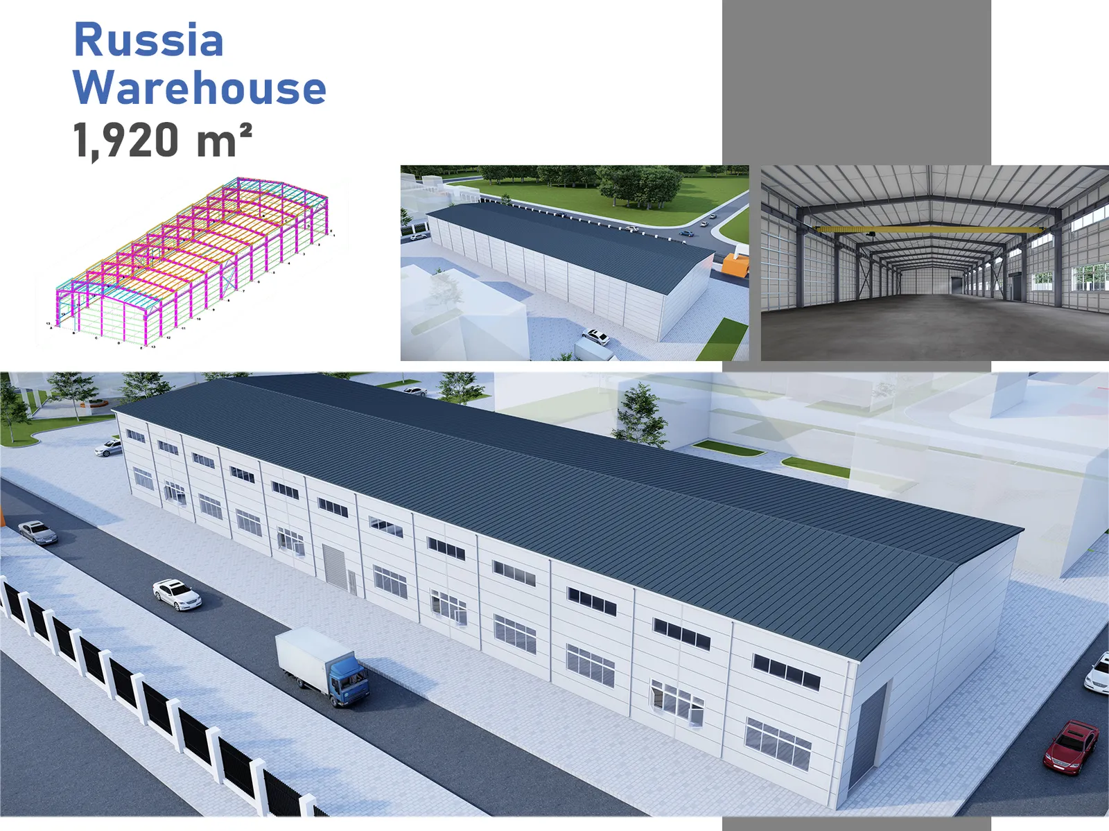Rusia, Almacén, 1,920 m² - 1