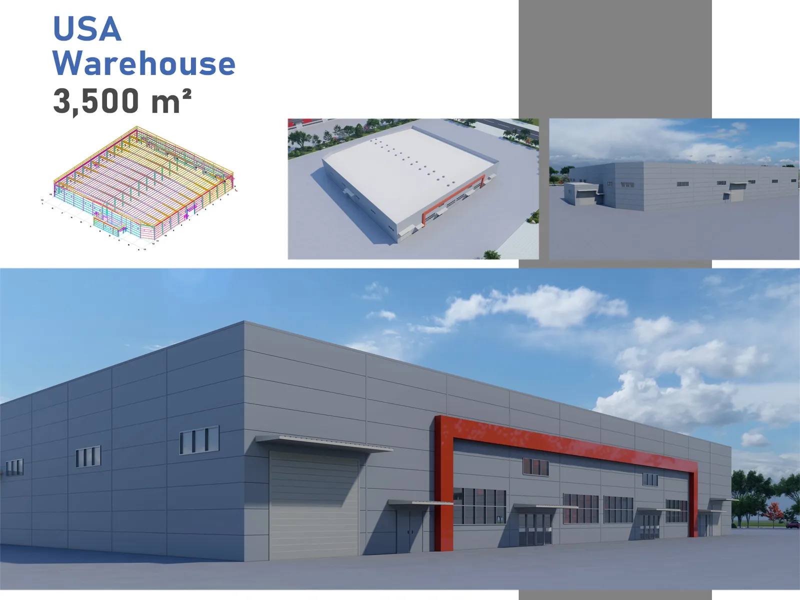 USA, Warehouse, 3,500 m² - 1